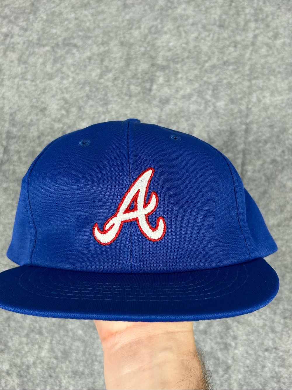 Vintage 90s MLB Baseball Atlanta Braves SnapBack Hat Cap